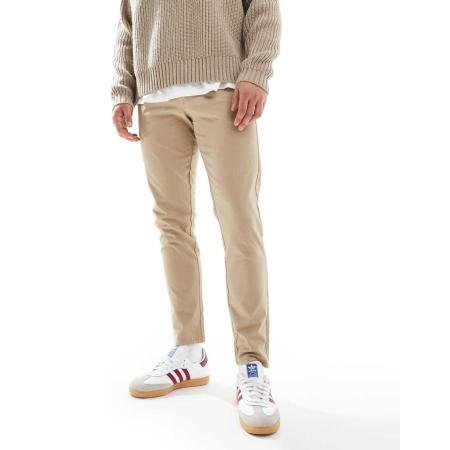 JJ Rebel - Slim-fit chino in beige-Neutraal