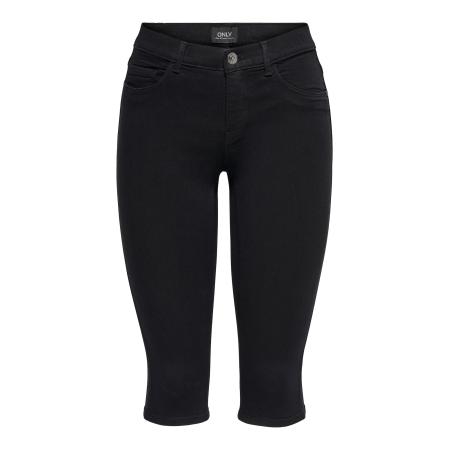 Only ONLY Jeans Rain zwart