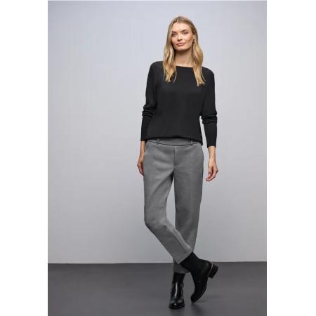 Street One Gemêleerde chino met band -