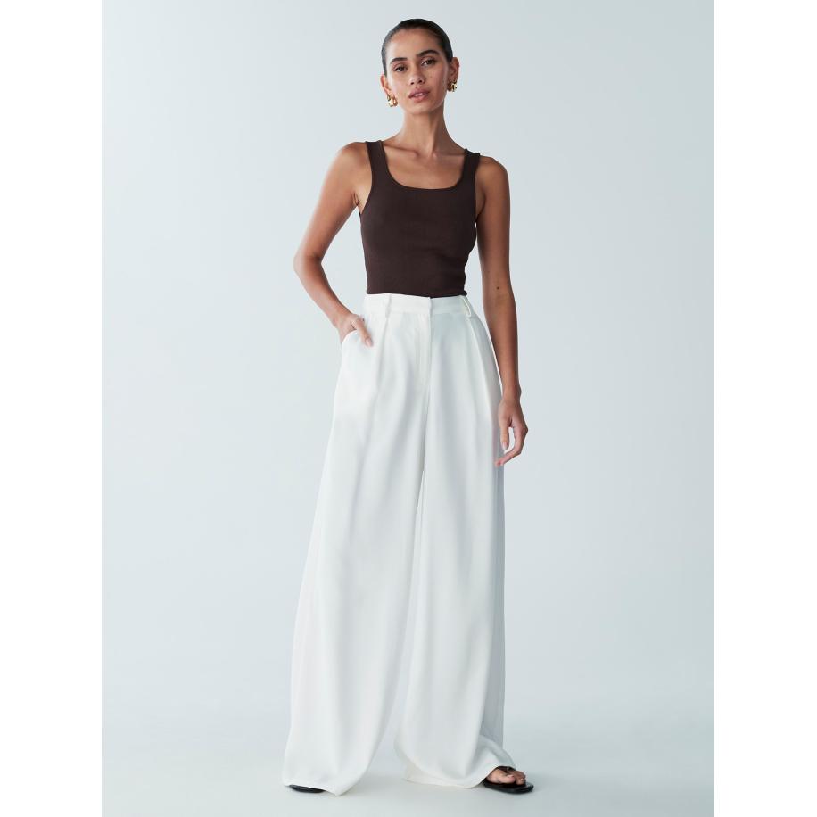 St MRLO St MRLO Bandplooibroek VIEW wit -