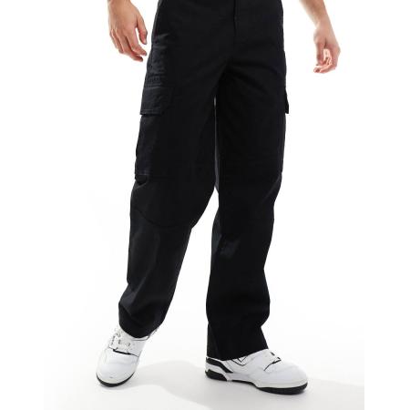 New Look - Ripstop cargobroek in zwart