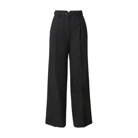 EDITED EDITED Pantalon Benni antraciet / wit