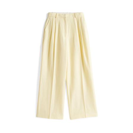 Tommy Hilfiger TOMMY HILFIGER Bandplooibroek crème