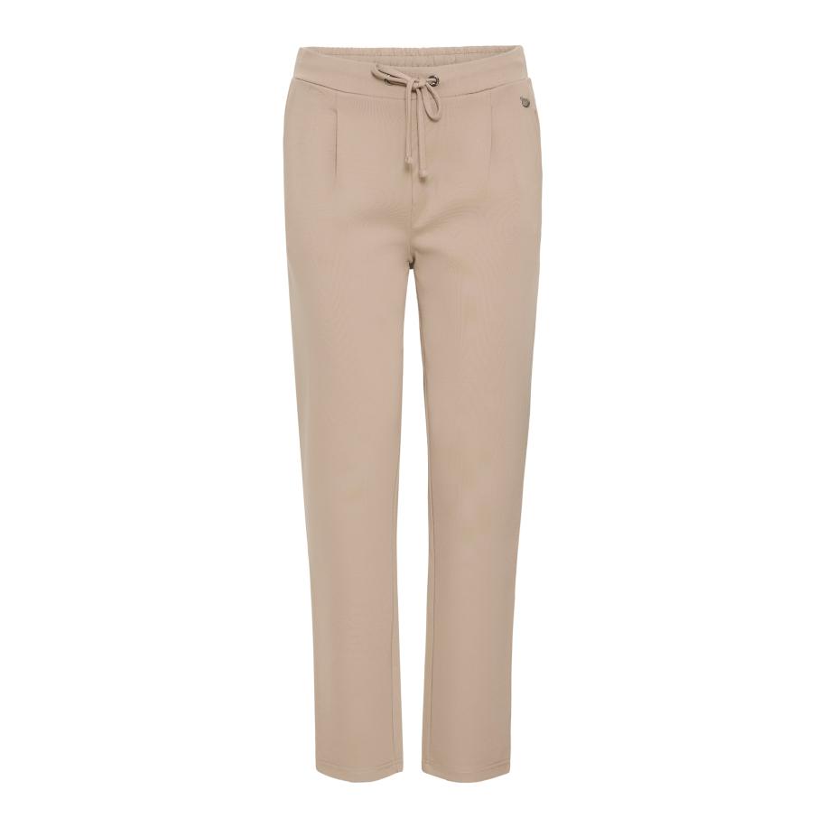 Fransa Fransa Bandplooibroek FRZASTRETCH 1 taupe -