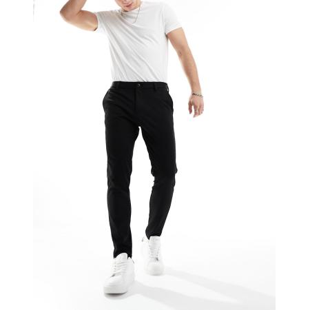 Jack & Jones Intelligence - Marco - Slim-fit nette broek in zwart