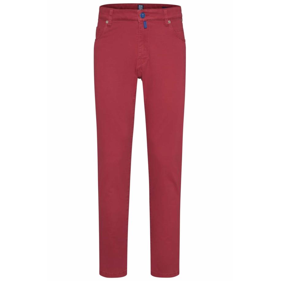 Meyer MEYER Broek kobaltblauw / bloedrood -