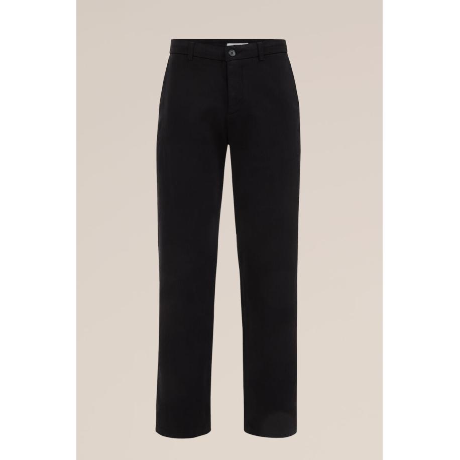 Fundamentals heren regular fit chino van jog kwaliteit - Slim Fit - Zwart - Maat: 33/36 Zwart