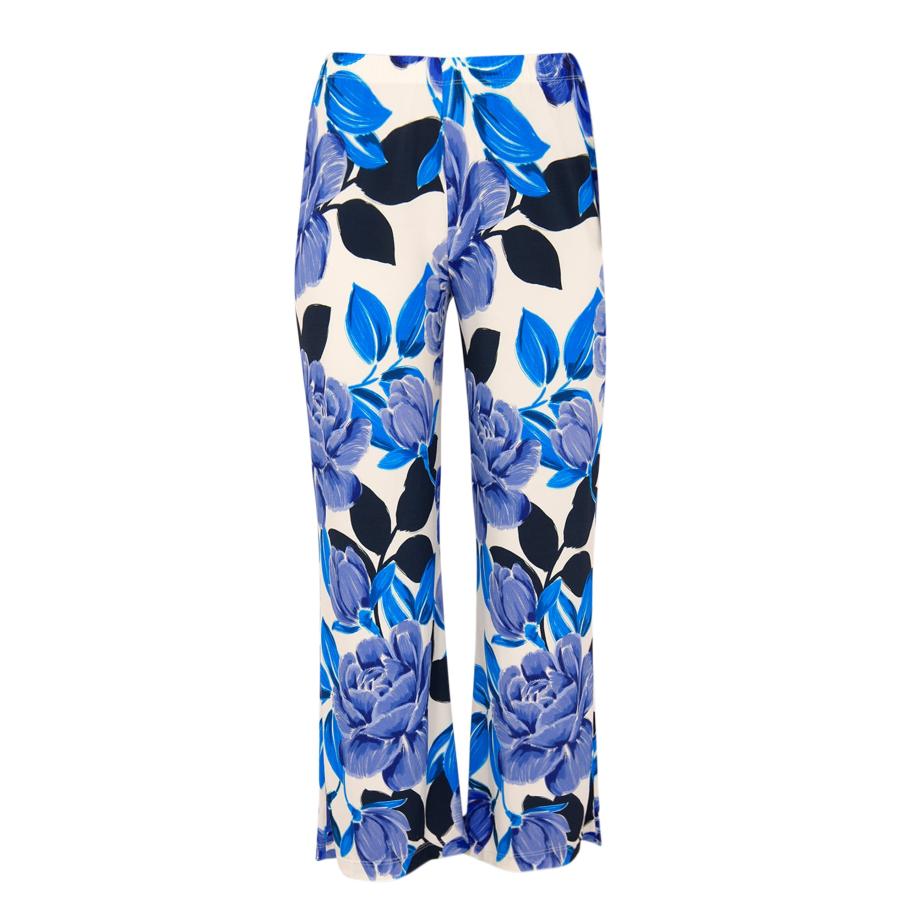 Yoek YOEK Broek Dolce blauw / violetblauw / wit -