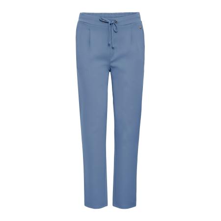 Fransa Fransa Bandplooibroek FRZASTRETCH 1 lichtblauw