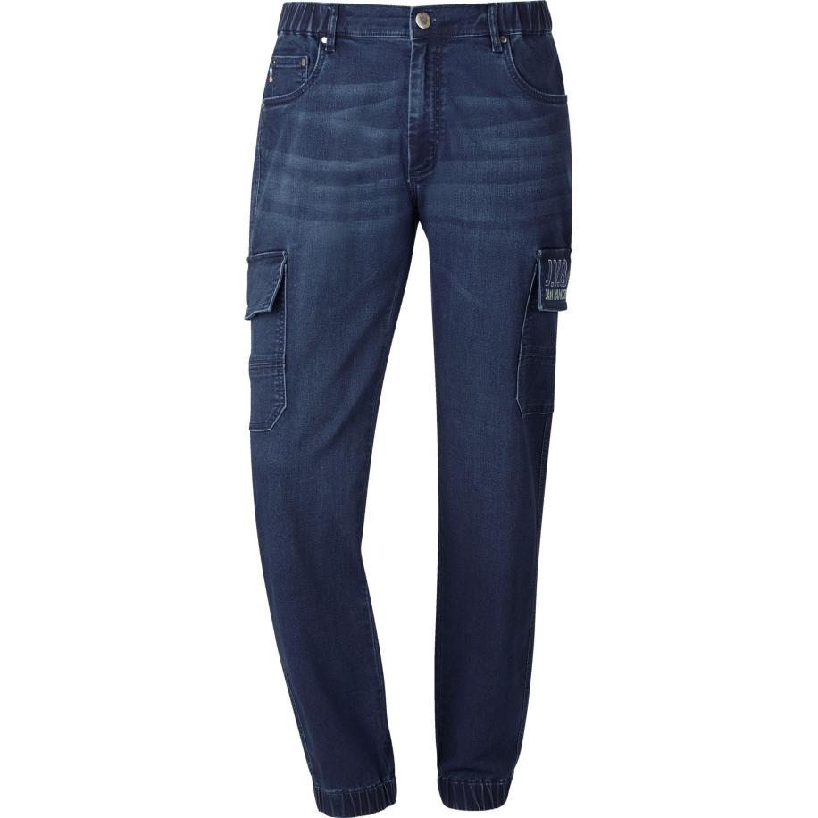 Jan Vanderstorm Sweatpants donkerblauw, Effen Blauw