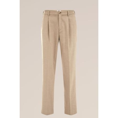 WE Fashion Heren loose fit pantalon - Loose fit - Beige - Maat: 28/32