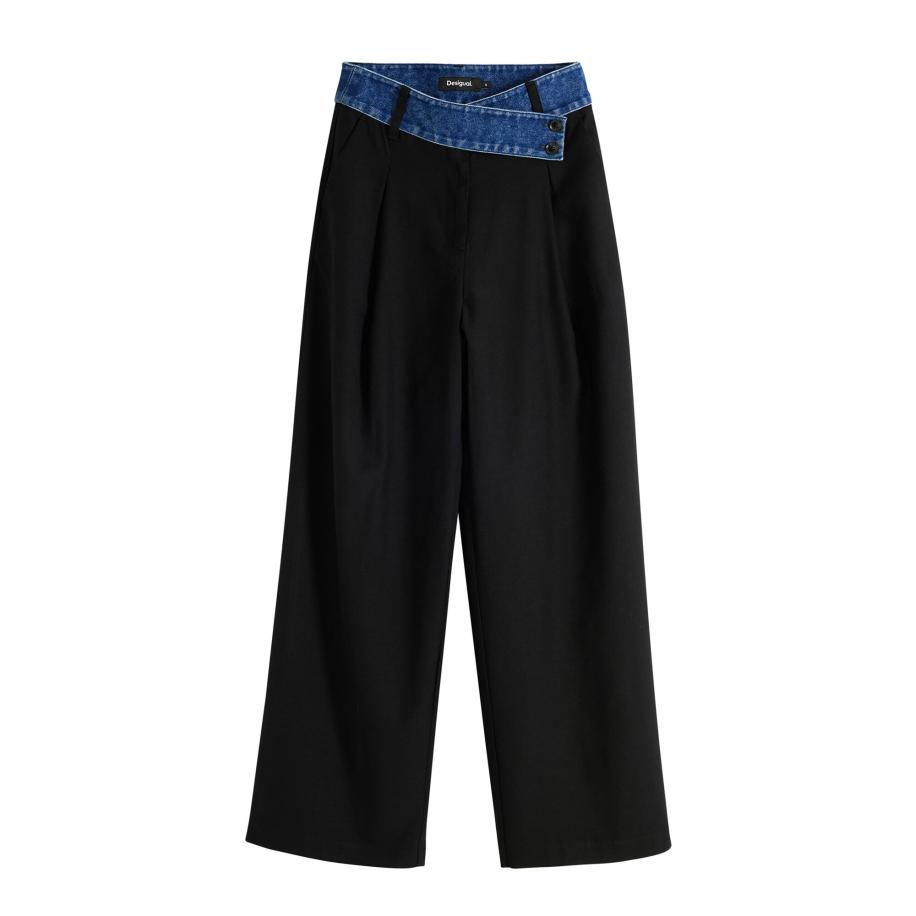 Desigual Desigual Broek blauw / zwart -