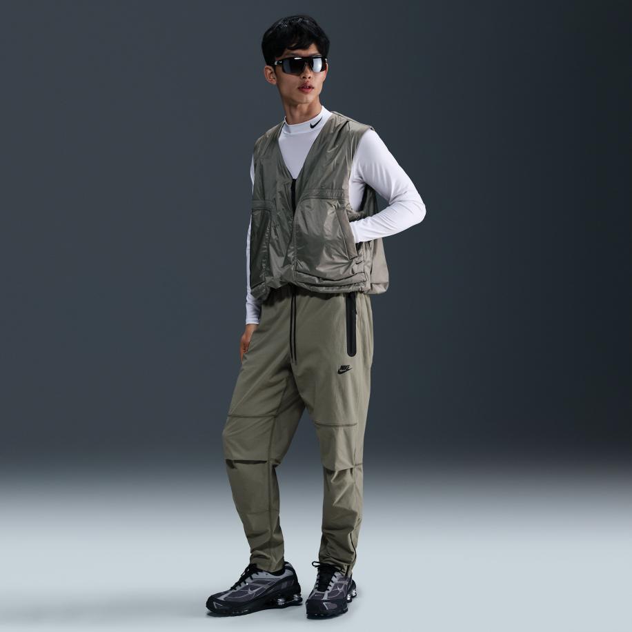 Nike Tech geweven herenbroek - Groen Groen