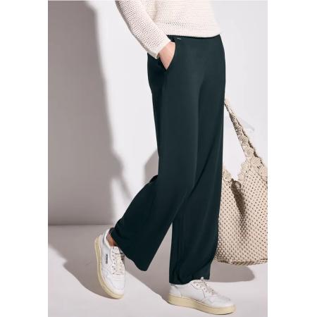 Street One Wide Legs jersey broek