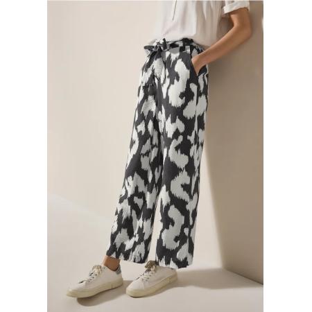 CECIL Broek met gedessineerde Wide Legs
