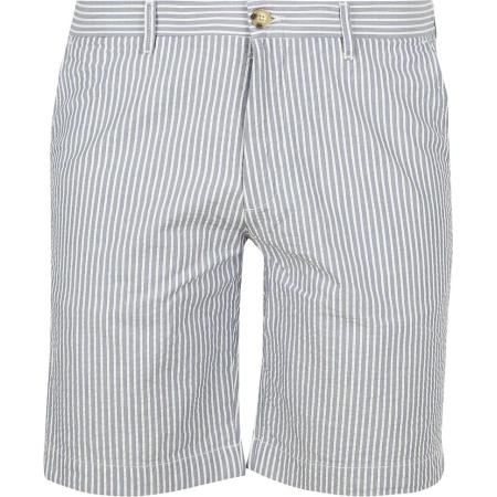 McGregor Shorts Striped Seersucker Medium Blue