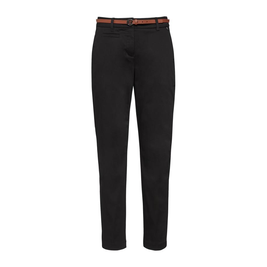 Comma COMMA Chino bruin / zwart -