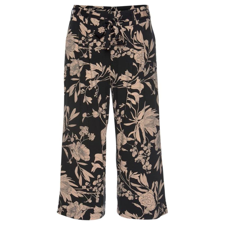 Lascana LASCANA Bandplooibroek zwart -