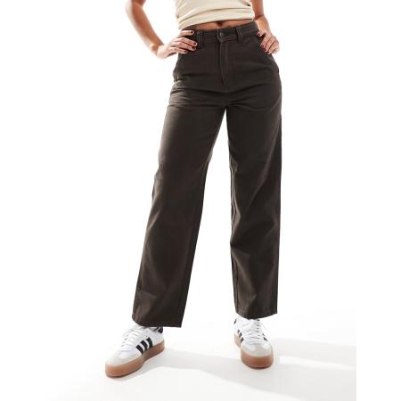Dickies Broek van duck canvas in donkerbruin
