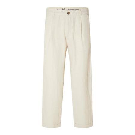 Selected SELECTED Bandplooibroek ecru