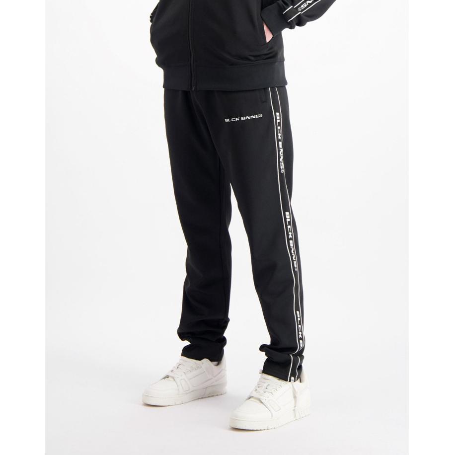 Black Bananas Taped Trackpants Zwart
