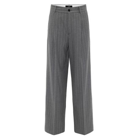 Antioch Antioch Bandplooibroek grijs / wit