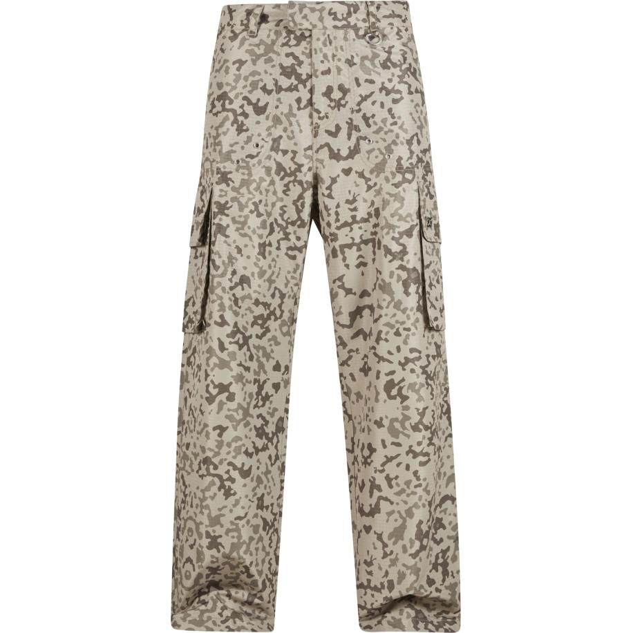 Pequs Cargobroek lichtbeige / kaki / olijfgroen Groen