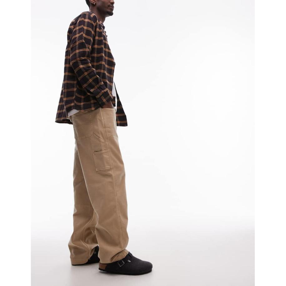 Tommy Jeans - Timmermansbroek in beige-Neutraal Multicolor