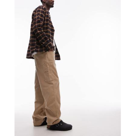 Tommy Jeans - Timmermansbroek in beige-Neutraal