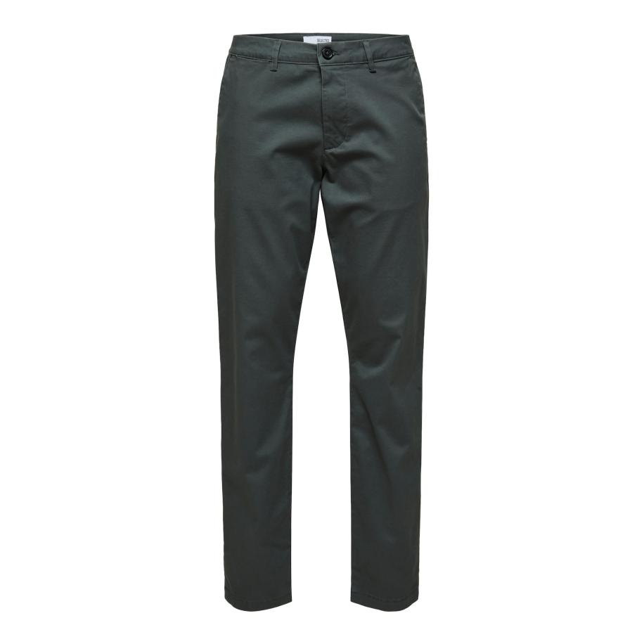Selected SELECTED Chino Miles Flex donkergrijs -