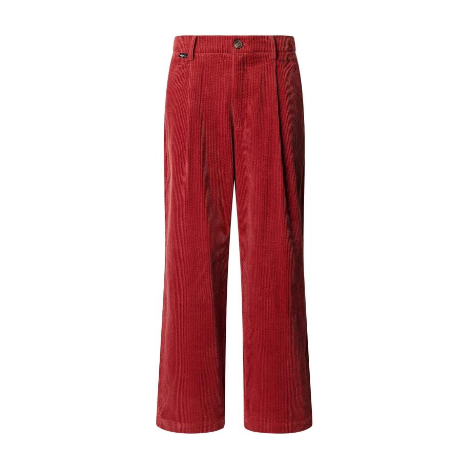 Pepe Jeans Pepe Jeans Bandplooibroek Danna roestbruin -