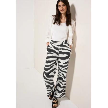 CECIL Wide Legs broek met structuur