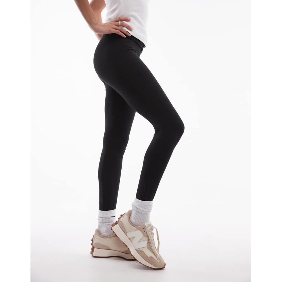 ARKET Jersey legging met superstretch en nauwsluitende pasvorm in zwart Zwart