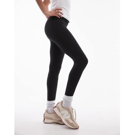 ARKET Jersey legging met superstretch en nauwsluitende pasvorm in zwart