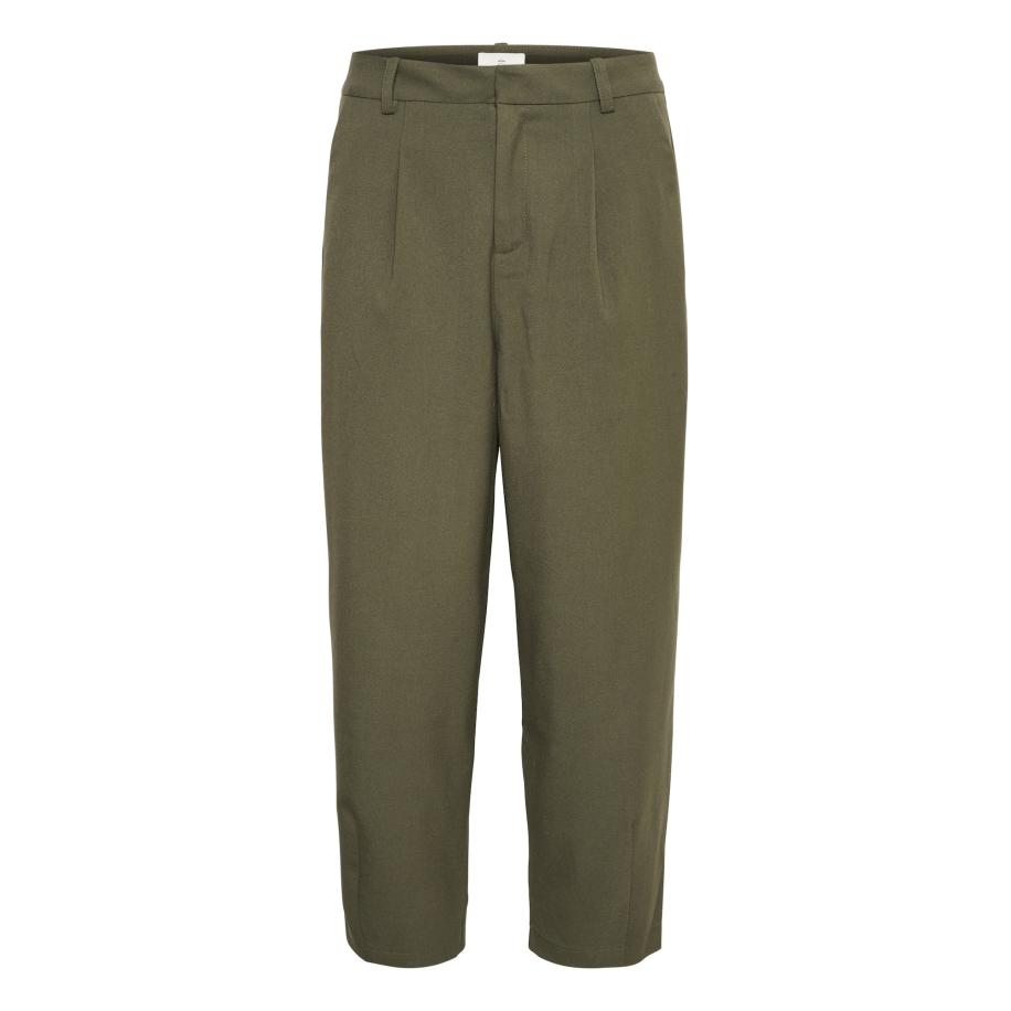 Kaffe Kaffe Bandplooibroek KAMerle kaki -