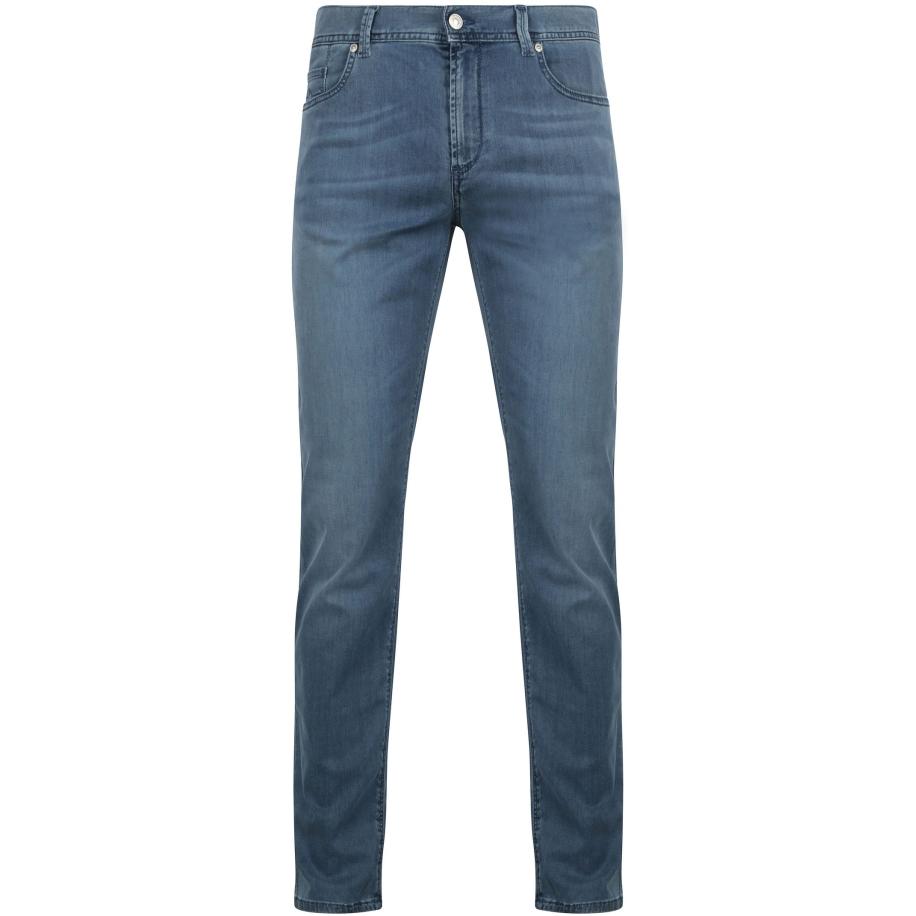 Alberto Pipe Jeans Blauw Blauw