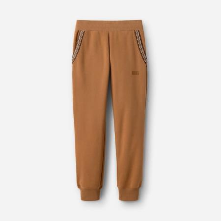 UGG® Tasman-joggingbroek in Brown, Maat L, Katoenmix/Gerecyclede Materialen