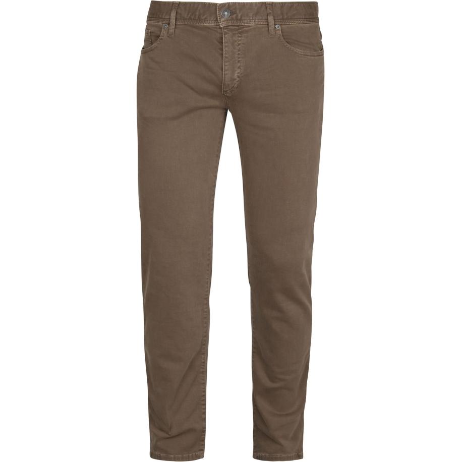 Alberto Pipe Broek Bruin Bruin