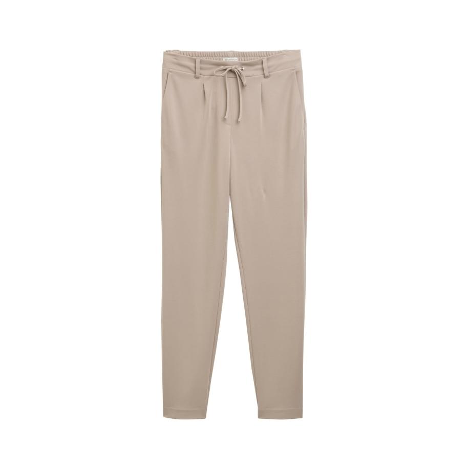 Tom Tailor TOM TAILOR Bandplooibroek beige -