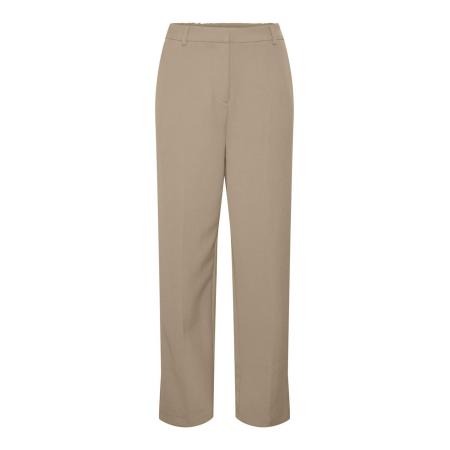 YAS YAS Pantalon Likka donkerbeige