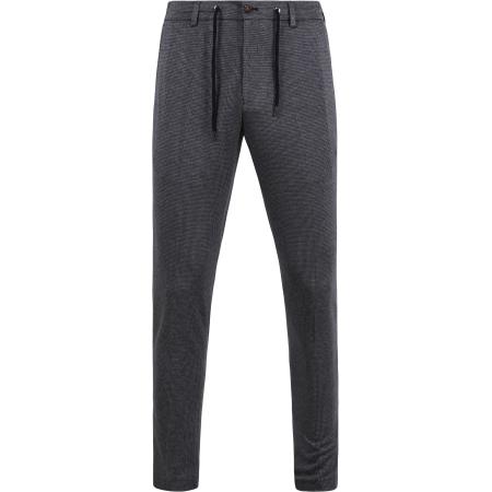 Suitable Pantalon Jersey Pied De Poule Navy