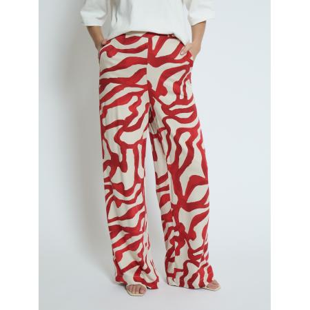 Minus minus Broek Jassie rood / wit