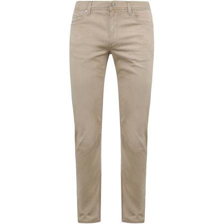 Alberto Pipe Broek Denim Bruin Beige