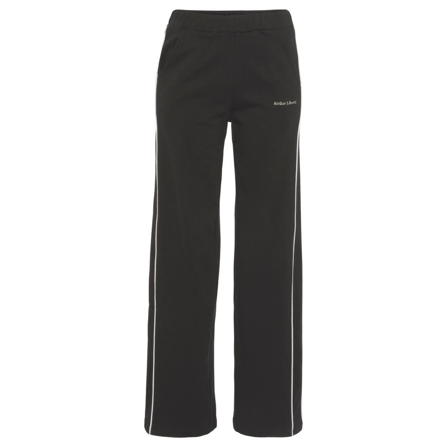 Lascana LASCANA Broek zwart / wit -