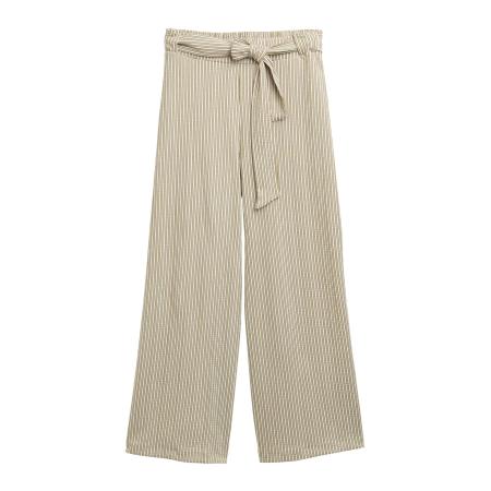 Tom Tailor TOM TAILOR DENIM Broek karamel / pastelgroen / wit