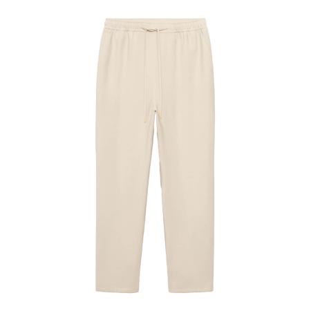 Mango MANGO Broek FLUIDO lichtbeige