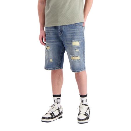 Black Bananas Distressed Denim Korte Broek