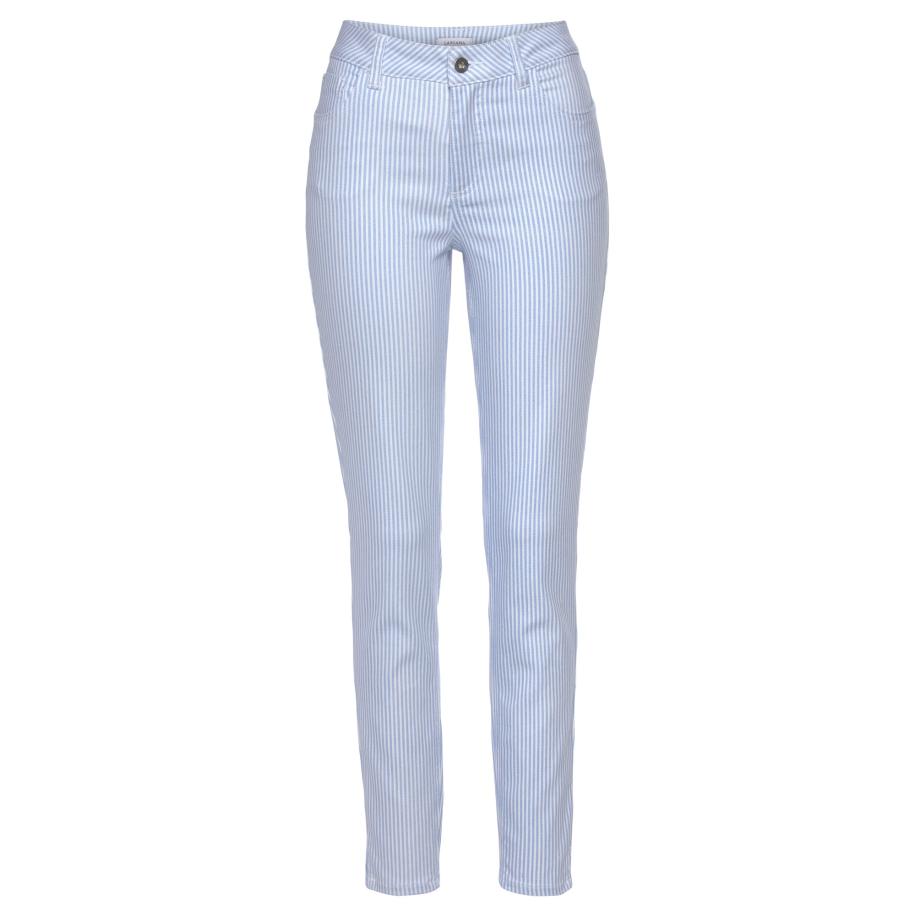 Lascana LASCANA Broek lichtblauw / wit -