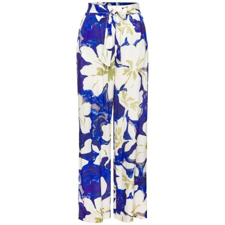 VIVANCE VIVANCE Broek royal blue/koningsblauw / riet / natuurwit