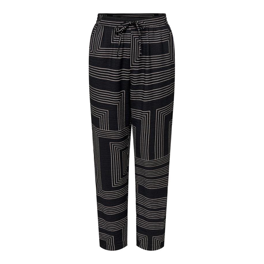 JDY JDY Broek JDYPEPPER beige / zwart -